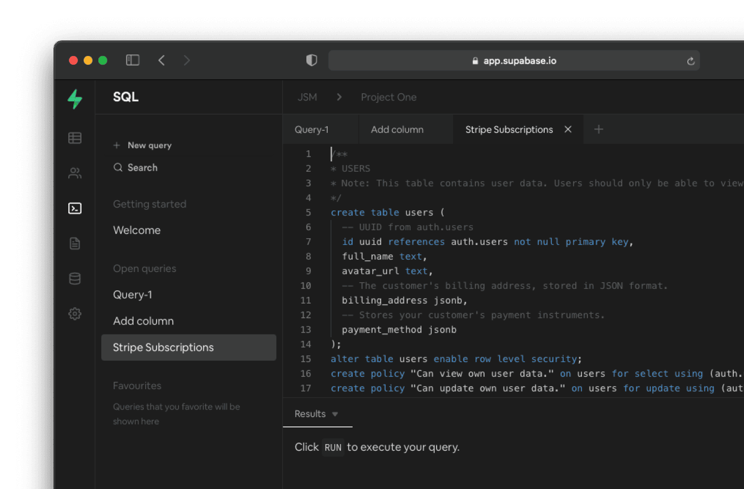 Full SQL